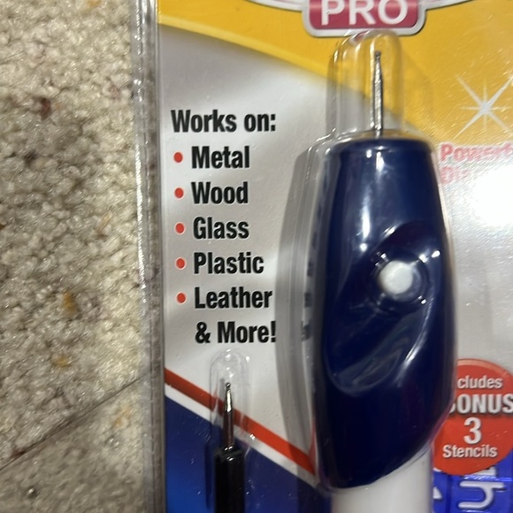 as seen on TV NEW NIP engrave it pro for metal wood glass plastic leather - Picture 2 of 4